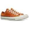 1970s OrangeBitte Retro Turn Fur Low Top Stylish Canvas Shoes Orange