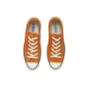 1970s OrangeBitte Retro Turn Fur Low Top Stylish Canvas Shoes Orange