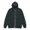 All-zipper Hooded Jacket Men Black