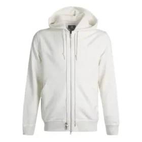 All-zipper Sports Casual HoodedShirts Unisex White