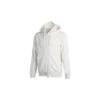 All-zipper Sports Casual HoodedShirts Unisex White