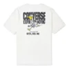 Alphabet Cartoon Printing Sports Short Sleeve White