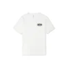 Alphabet Cartoon Printing Sports Short Sleeve White