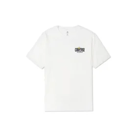 Alphabet Cartoon Printing Sports Short Sleeve White