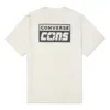 Alphabet Logo Printing Retro Casual Short Sleeve Cream Yellow