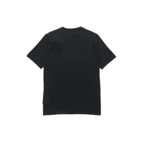 Alphabet Logo Printing Round Neck Short Sleeve Black