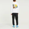 Alphabet Printing Casual Couple Style White