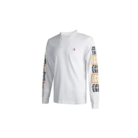 Applique LogoLong-sleeve Tee Men White