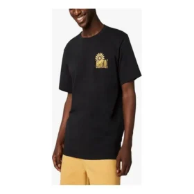 Applique Short-sleeve Tee Men Black