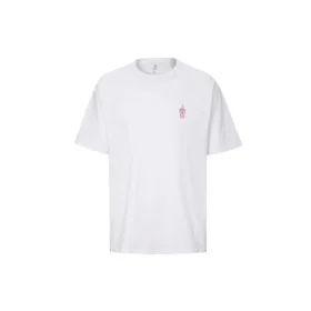 Applique Short-sleeve Tee Unisex White