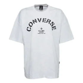 Areca Palm Mesh Boxy T-Shirt Asia Sizing “White Black”