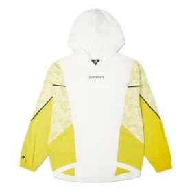 Athleisure Casual Sports Contrasting Colors Hoodie White