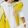 Athleisure Casual Sports Contrasting Colors Hoodie White
