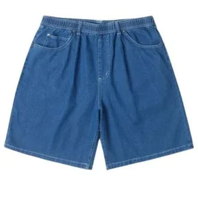Baggy 9″ Denim Shorts Asia Sizing “Lt Stone Wash”