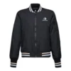 Baseball Jacket Asia Sizing “Black White”