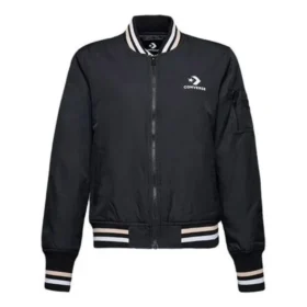 Baseball Jacket Asia Sizing “Black White”