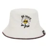 Be Nice Chambray Bucket Hat “Egret”