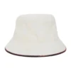 Be Nice Chambray Bucket Hat “Egret”