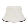 Be Nice Chambray Bucket Hat “Egret”