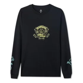 Cactus Graphic Long Sleeve Tee Asia Sizing “Black”
