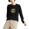 Cactus Graphic Long Sleeve Tee Asia Sizing “Black”