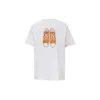 Canvas Shoes Logo Print Short-Sleeved White