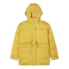 Cargo Hooded Down Jacket Asia Sizing “Yellow”