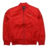 Casual Sports Short Stand Collar Jacket Asia Sizing “Red”