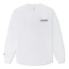 Chain Stitch Long Sleeve Raglan T-Shirt Asia Sizing “White”