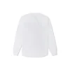 Chain Stitch Long Sleeve Raglan T-Shirt Asia Sizing “White”