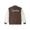 Chain Stitch Woven Jacket Asia Sizing “Earthy Brown”