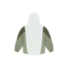 Character Irregular Contrasting Colors Knit Loose Hoodie Retro White