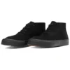 Chevron & Star Chukka Skateboarding Shoes “Black”