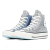 Chiara x Chuck 70 High “Silver Glitter Blue”