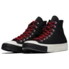 Chuck 1970s Hi “Red Black”