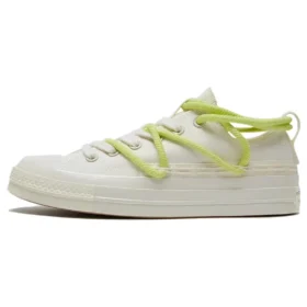 Chuck 70 Double Laces ” White Green”