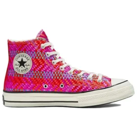 Chuck 70 Hi “Culture Weave – Red Pink”