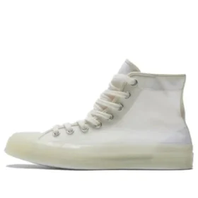 Chuck 70 HI Translucent Canvas Sneakers “Egret”