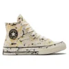 Chuck 70 High “Archive Paint Splatter – Egret”