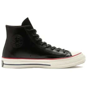 Chuck 70 High “Color Leather – Black”