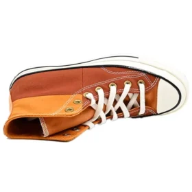 Chuck 70 High “Colorblock – Monarch Rugged Orange”