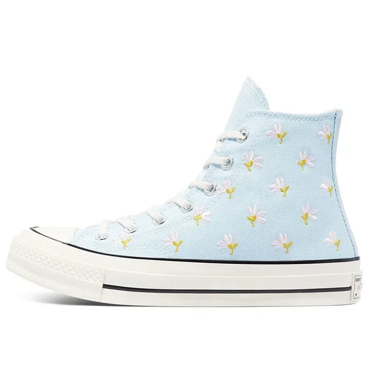 Chuck 70 High “Embroidered Floral Print – Chambray Blue” Chuck 70 High “Embroidered Floral Print – Chambray Blue”