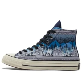 Chuck 70 High “Holiday Sweater – Midnight Navy”
