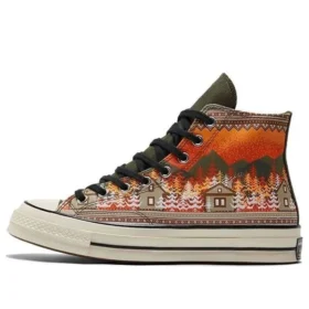 Chuck 70 High “Holiday Sweater – Orange”