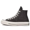 Chuck 70 High “Houndstooth Shine – Black”