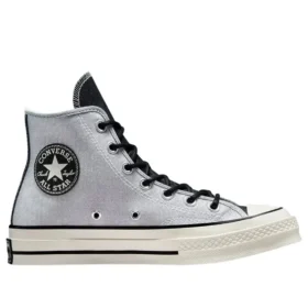 Chuck 70 High “Icy Shine – Silver”