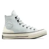 Chuck 70 High Leather “White Beige”