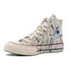 Chuck 70 High “Paint Splatter – Egret”