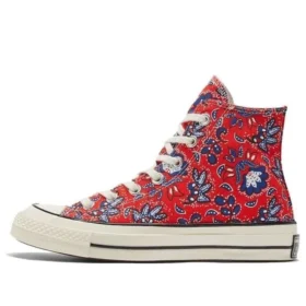 Chuck 70 High “Paisley – Habanero Red”