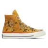 Chuck 70 High “Parkway Floral Embroidery – Turmeric Gold”